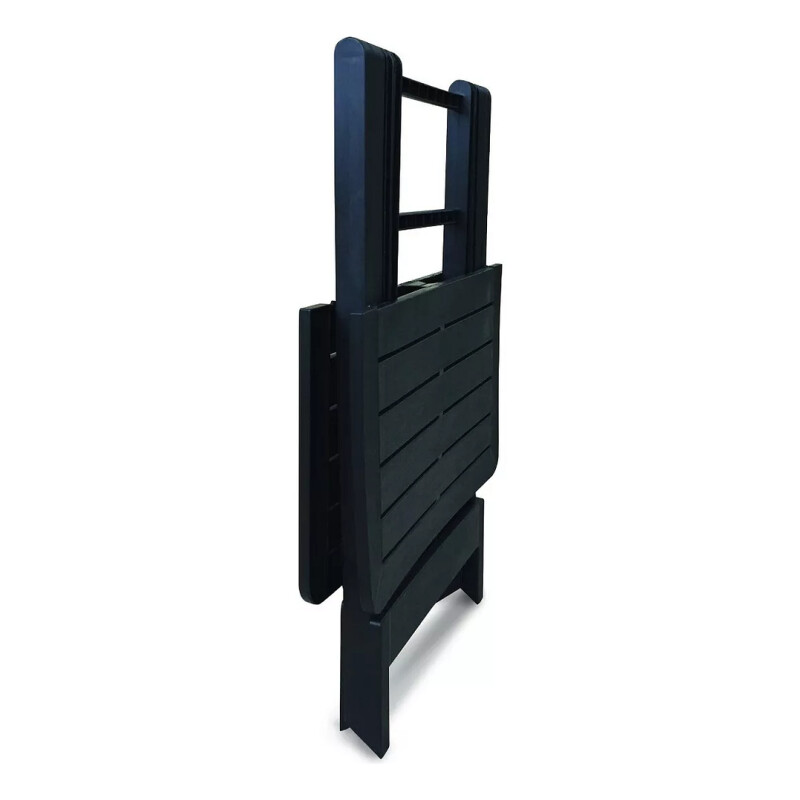 Mesa Plegable Para Jardín Camping Patio NEGRA Mesa Plegable Para Jardín Camping Patio NEGRA