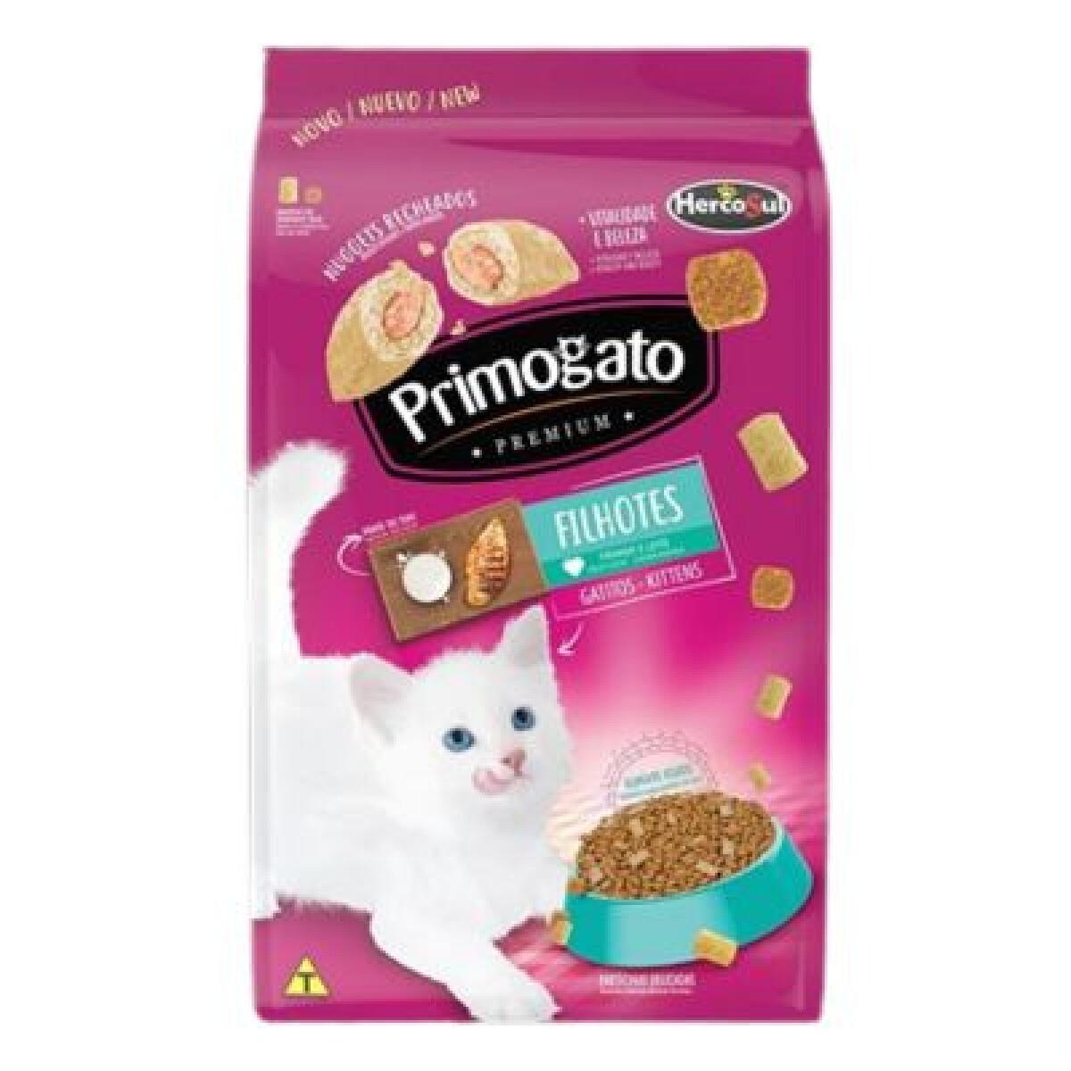 Primogato Premium Filhote 1 kg Pollo y Leche 