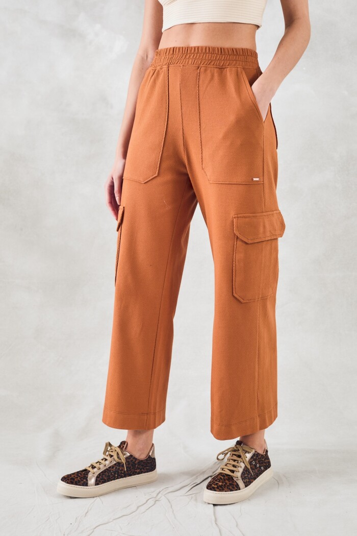 Pantalón Cargo Ocre