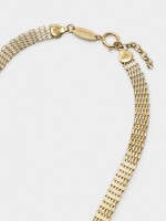 Collar Largo Con Múltiples Cadenas dorado