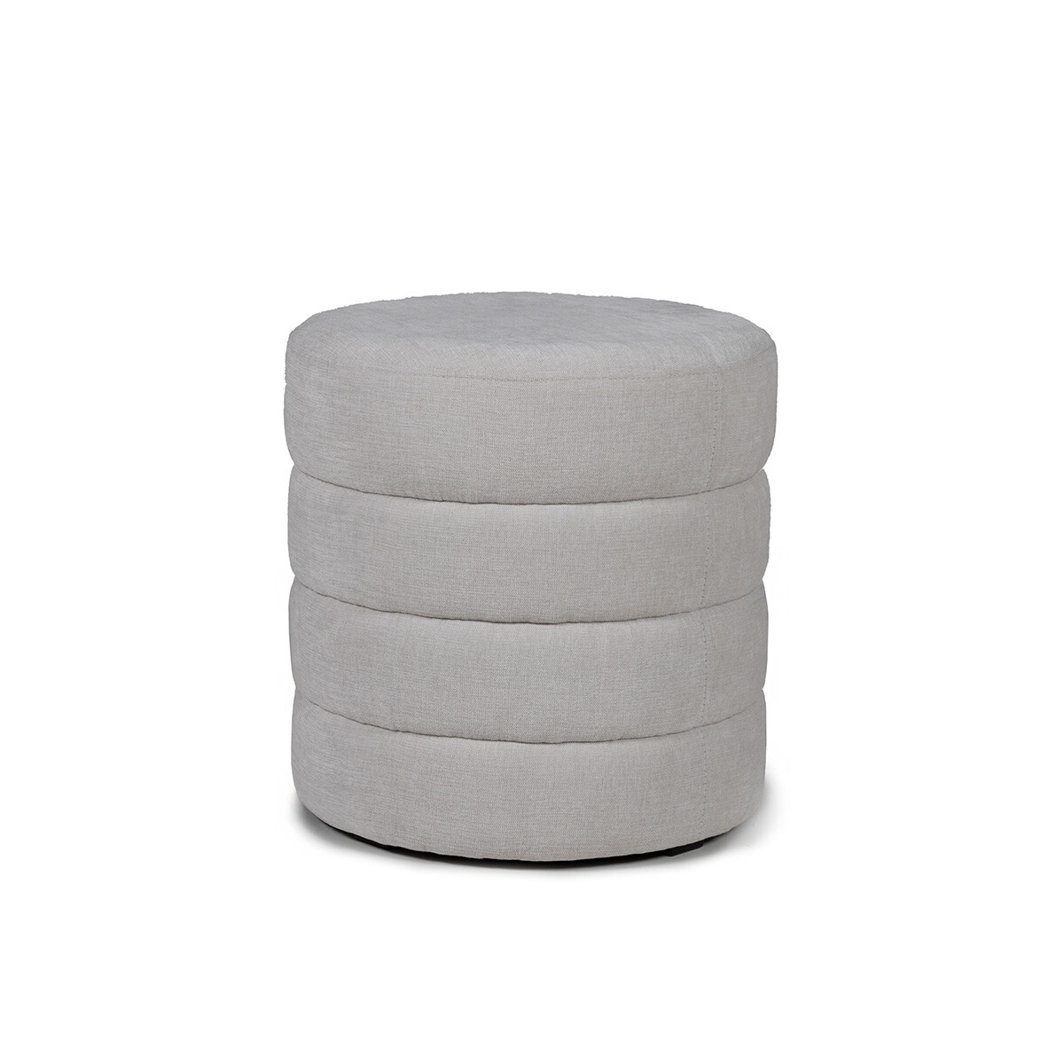 Puff Salomón - Tela Microfibra - C39 (Hielo) 