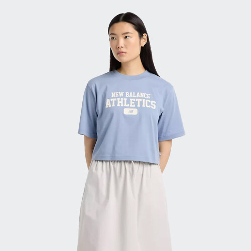 Remera New Balance Heritage Relaxed Azul