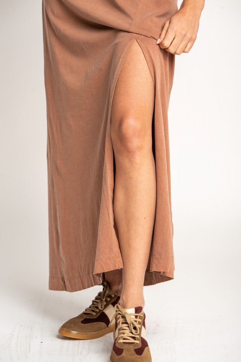 Vestido Maxi Tajo Vison