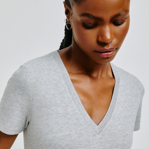 BLUSA MM FEM CINZA MESCLA