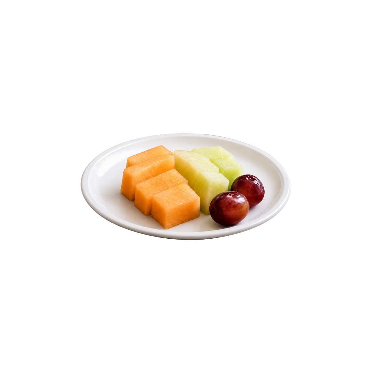 Plato Llano de Policarbonato Blanco 14 cm 