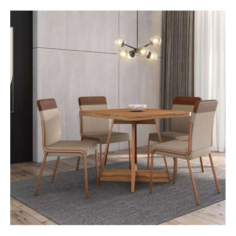 Mesa Cuadrada Nogal Atria Rose