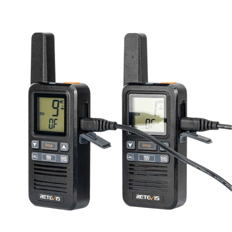 Handy Walkie Talkie con NOAA, llamada grupal y batería recargable USB-C Handy Walkie Talkie con NOAA, llamada grupal y batería recargable USB-C