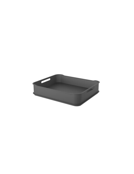 CESTO PLASTICO RECTANGULAR 38x32x8CM GRIS OSCURO COZA CESTO PLASTICO RECTANGULAR 38x32x8CM GRIS OSCURO COZA