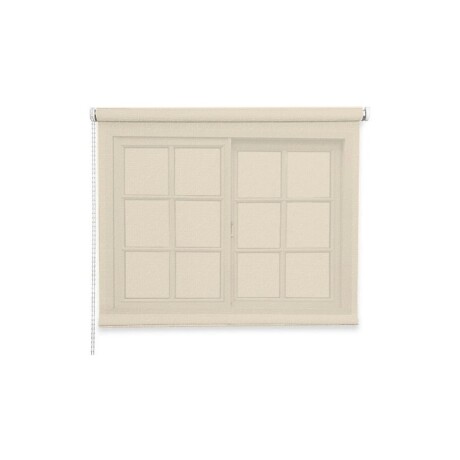 Cortina Roller Rústica Lumax 1.6x2.0m Para Ventana Enrollable Fácil instalación Beige