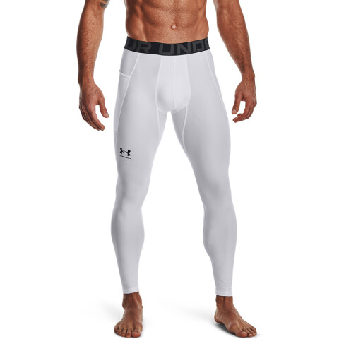 UA HG Armour Leggings-WHT WHT-100