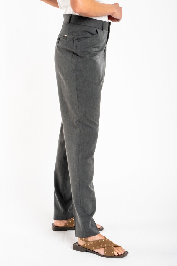 Pantalón Chupin Oficina Gris Melange