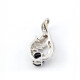 Dije Oro Blanco 18 K , Brillantes Y Zafiro Dije Oro Blanco 18 K , Brillantes Y Zafiro