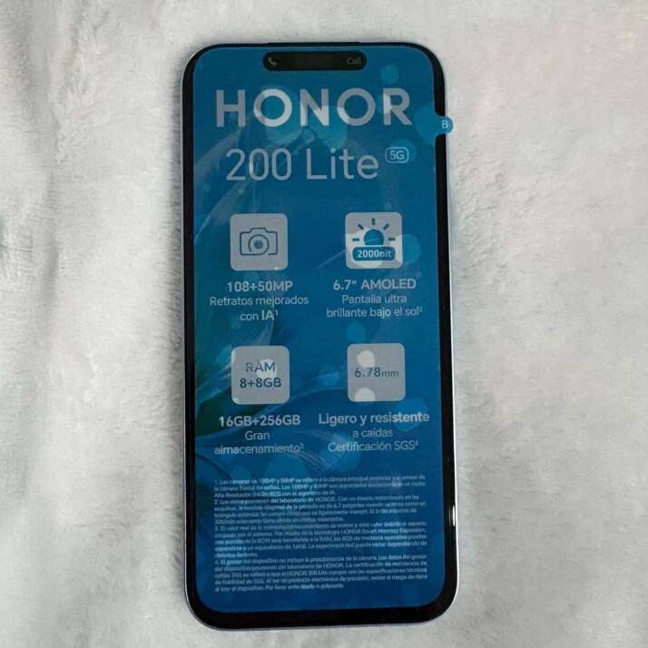Honor 200 Lite 256GB - Starry Blue Honor 200 Lite 256GB - Starry Blue