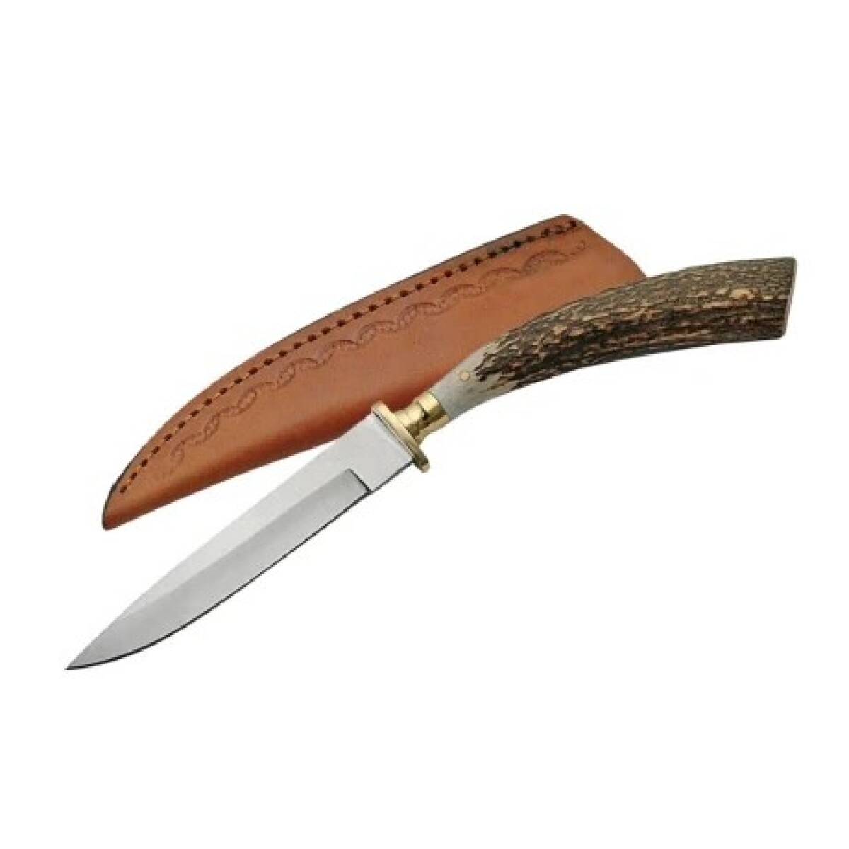 CUCHILLO DEPORTIVO - HK 9.5 MANGO DE CIERVO + VAI 