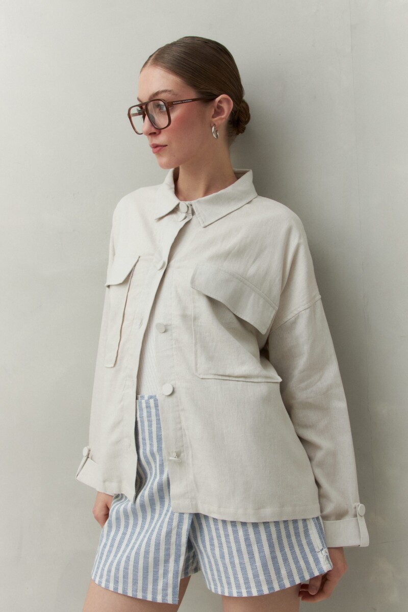 CHAQUETA RILEY Hueso