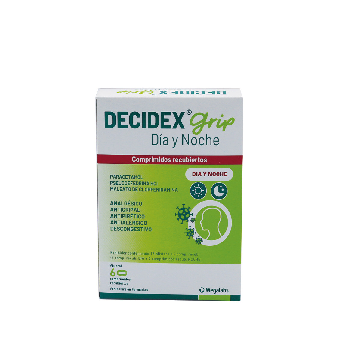 DECIDEX GRIP DIA Y NOCHE 15 BLISTER X90C 