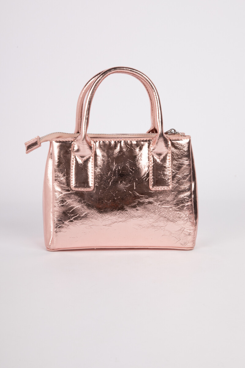 CARTERA MINI TOTE SHINY Rosado