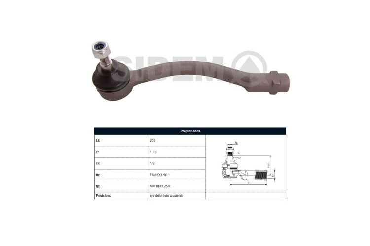 Puntero Hyundai Accent, Kia Rio 12-25 Izq Puntero Hyundai Accent, Kia Rio 12-25 Izq