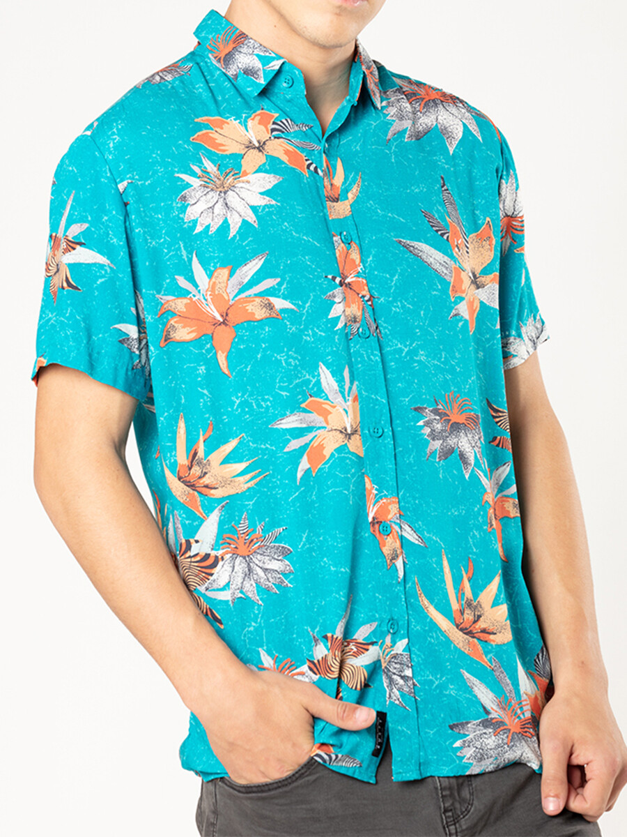 CAMISA GORIN - Celeste 