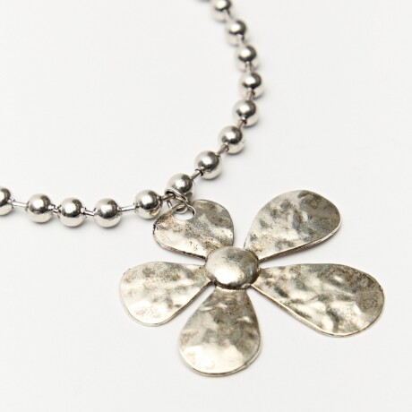 COLLAR MONTICA Plateado