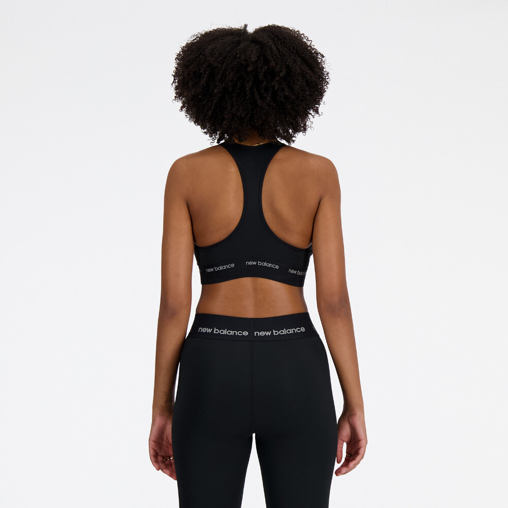 Nb Sleek Medium Support Sports Bra - Mujer Black