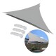 Set x2 Lona vela triangular poliester impermeable 3,6 mts GRIS
