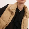 Campera Ellie Negro Camel