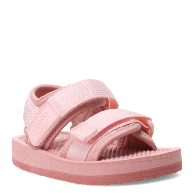 Sandalias de Niño Croco Kids Tiny Con Velcro Rosado