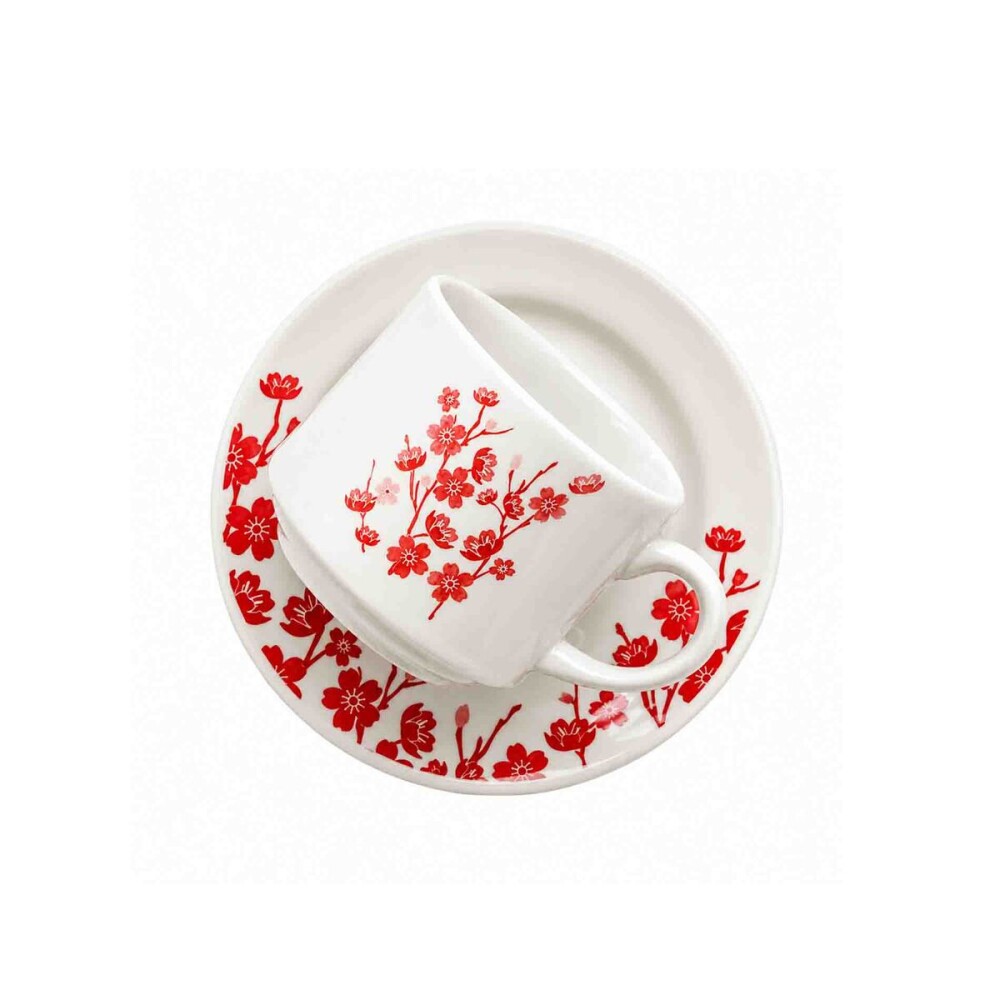 Taza te con plato Jardin Oriental 200 ml BIONA Taza te con plato Jardin Oriental 200 ml BIONA