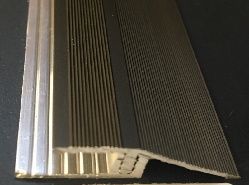 REDUCTOR ALUMINIO NP PERFIL REDUCTOR ALUMINIO HUMO NP1257RT