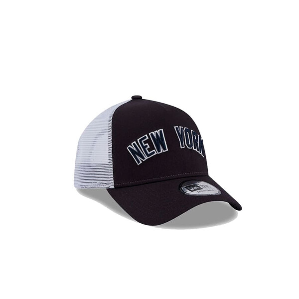 NEW ER GORRO TEAM SCRIPT 940 TRUCKER NEYYAN Marino-blanco