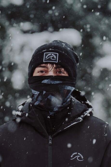 GORRO INVIERNO / Negro U