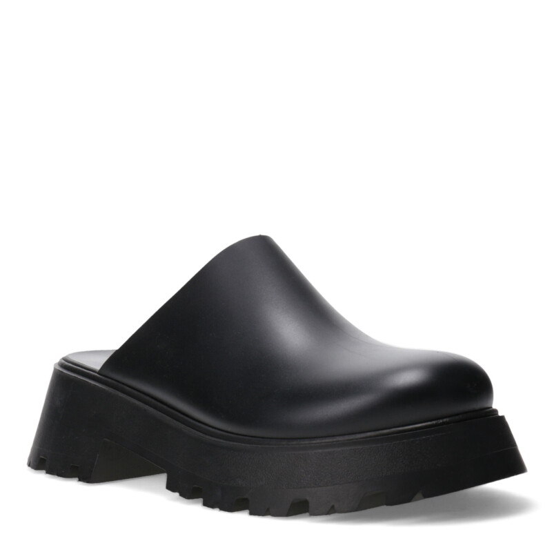 Zuecos de Mujer Miss Carol LIA con plataforma de goma Negro