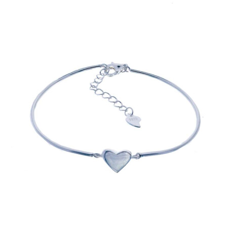 Pulsera De Plata 925 Corazon