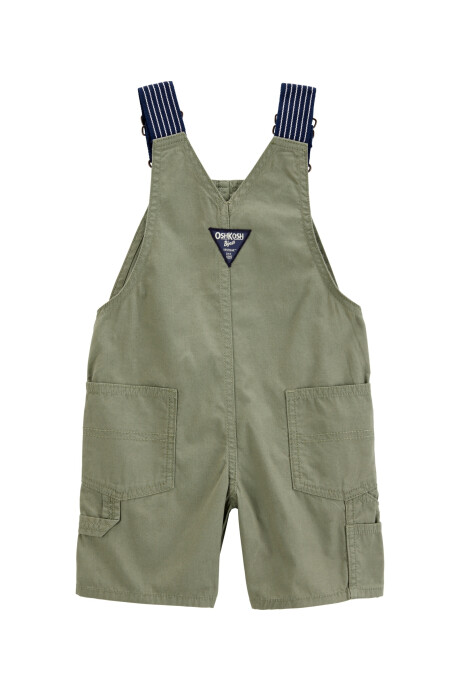 Enterito corto de algodón, verde Sin color