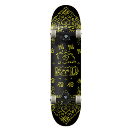 Skate Completo KFD Progressive Premium Bandana Foil Gold 7,75" Skate Completo KFD Progressive Premium Bandana Foil Gold 7,75"