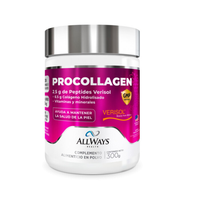 ALLWAYS PROCOLAGEN 300GR FRUTAS NEGRAS única