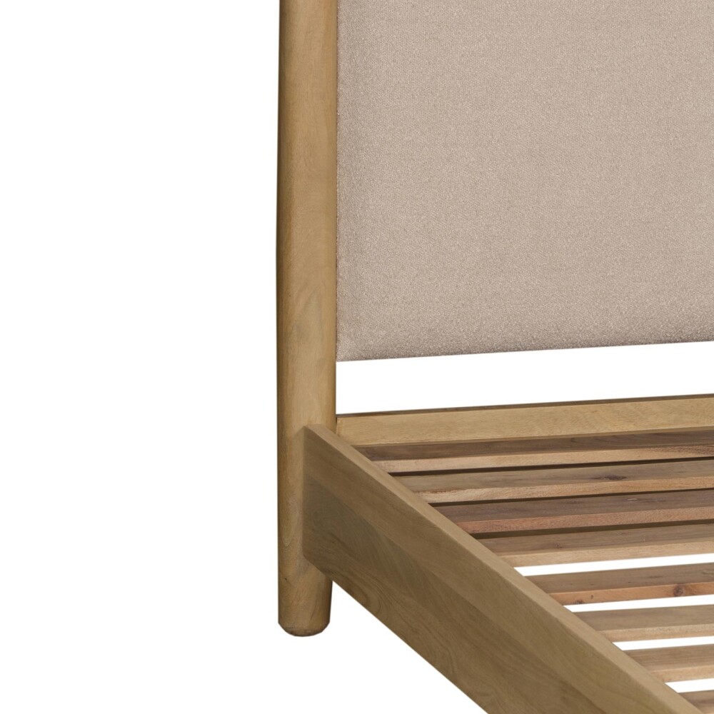 CAMA CANOPY QUEEN MADERA-DE-MANGO NATURAL-BEIGE WOODSIDE