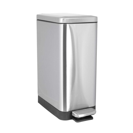 PAPELERA ACERO INOX GRIS ACERO INOXIDABLE A418