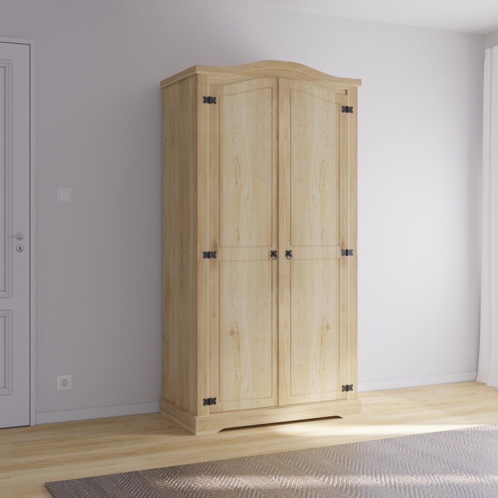 Ropero Curvo - 2 Puertas Natural