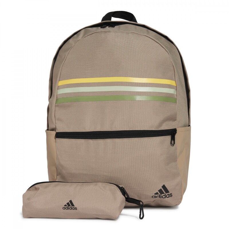 Mochila Classic Horizontal 3 bandas Unisex Negro