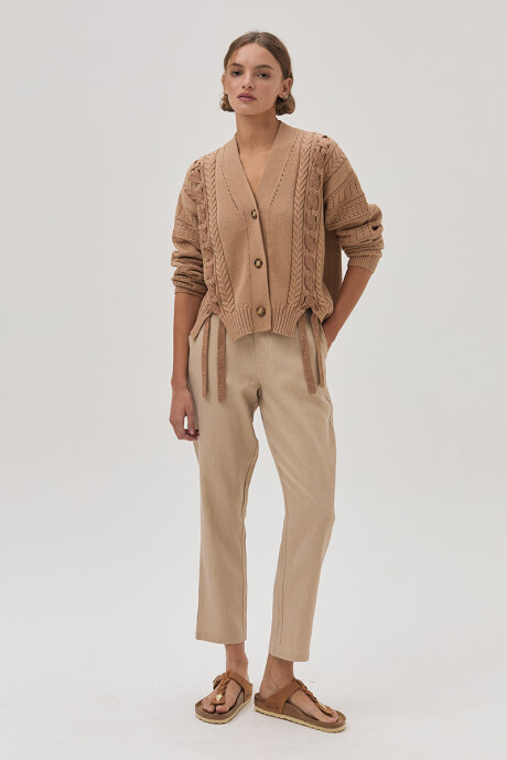 Cardigan Duna Camel