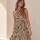 Vestido Print beige