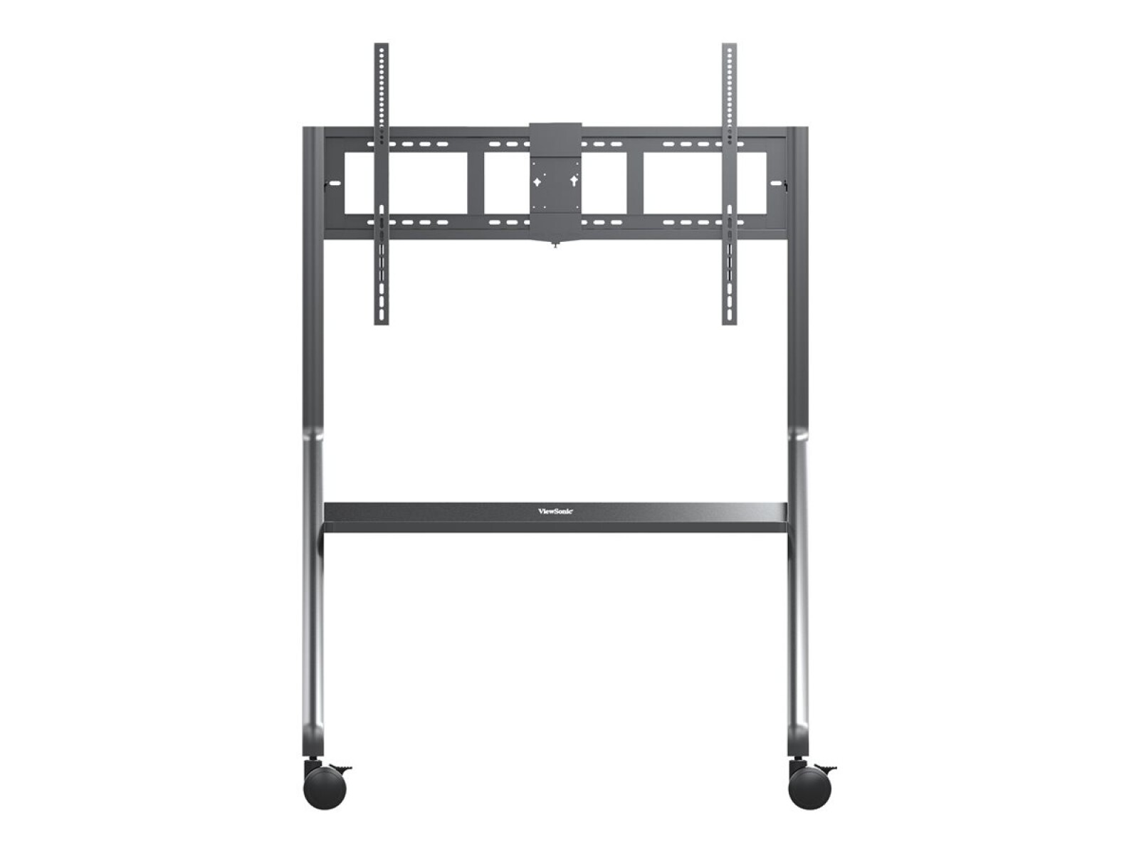 ViewSonic VB-STND-009 - Carrito - para pantalla LCD/panel plano interactivo - carro delgado - ruedas de acero, poliuretano (PU) 