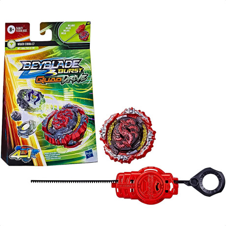 Beyblade Hypersphere Trompo + Lanzador Venom Hasbro Wrath Cobra C7
