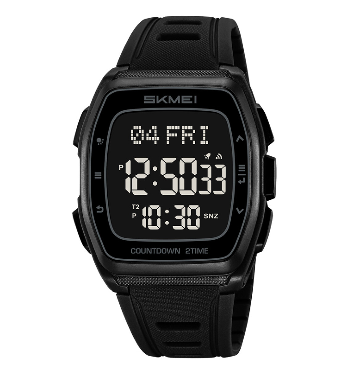 Reloj Skmei 2441BKBK digital unisex en resina negra - Negro 