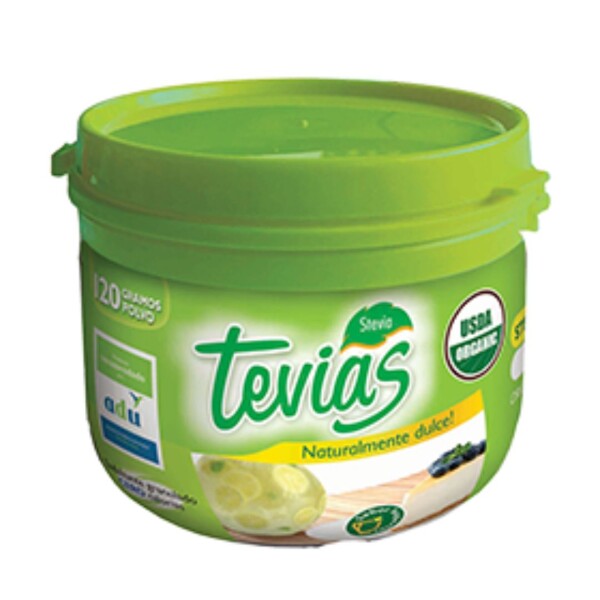 Edulcorante Tevias Stevia Polvo 120 gr. Edulcorante Tevias Stevia Polvo 120 gr.