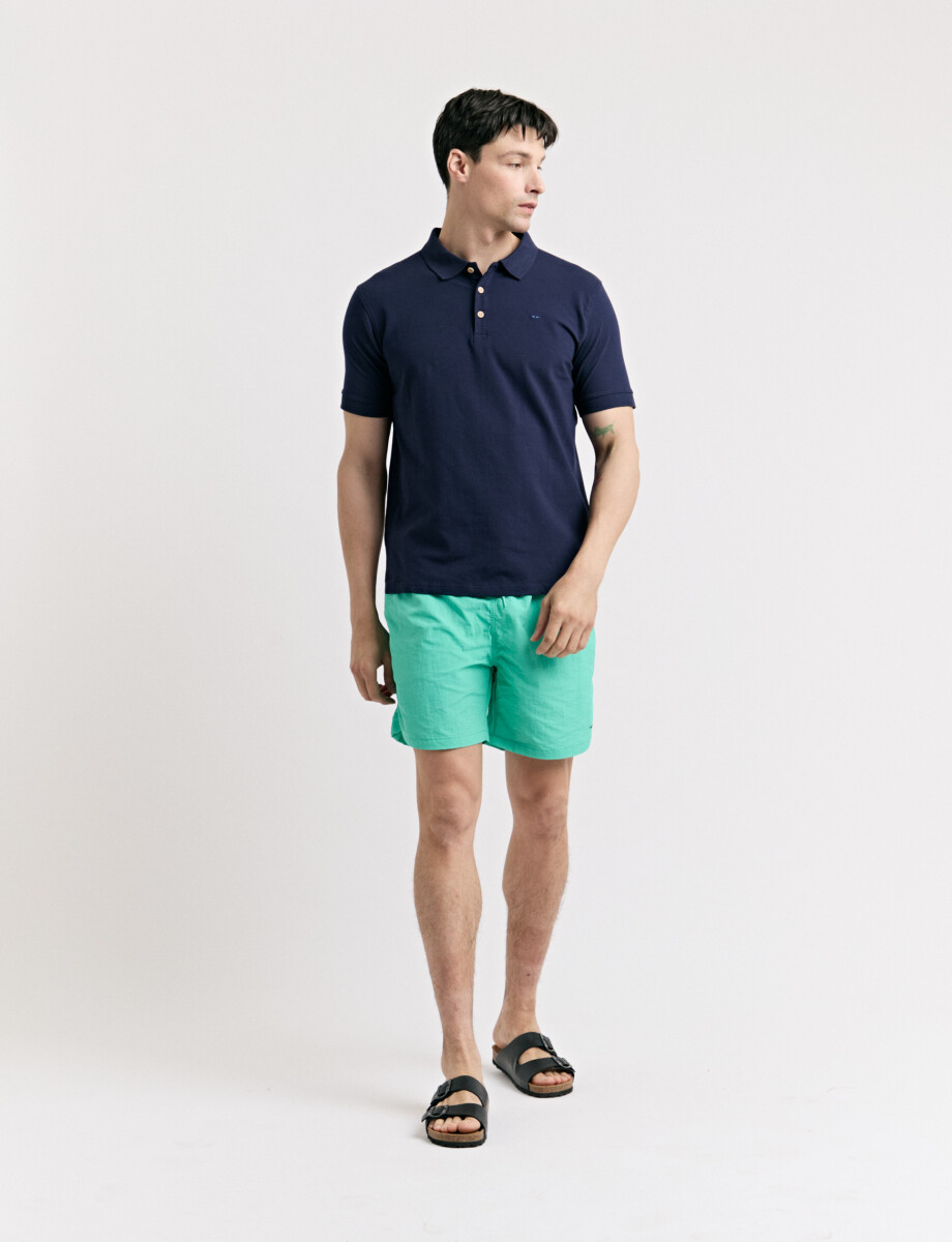 SHORT HARRINGTON LABEL - Verde Agua 