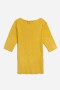 Sweater cuello bote DORADO