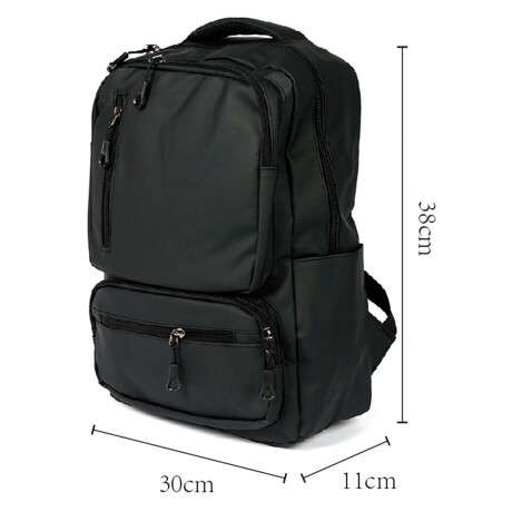 Mochila Urbana Clásica con Múltiples Bolsillos Canva Liso